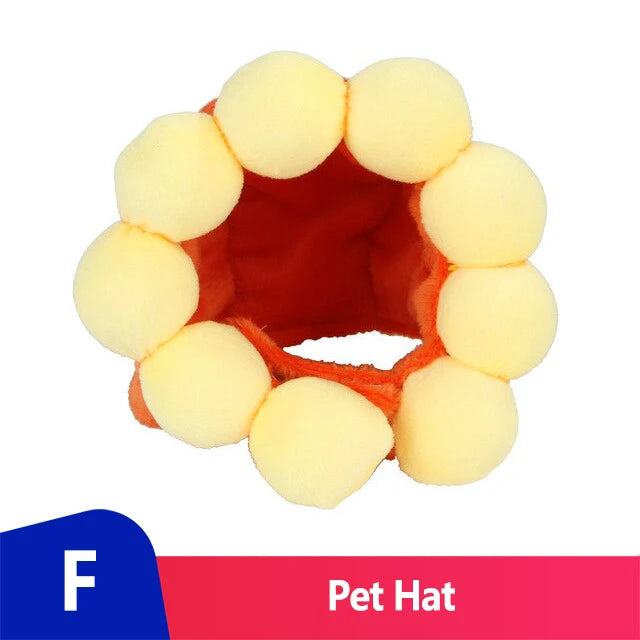 Hats for Cat, Dogs Accessories Costumes for Bulldog Chihuahua Kitten
