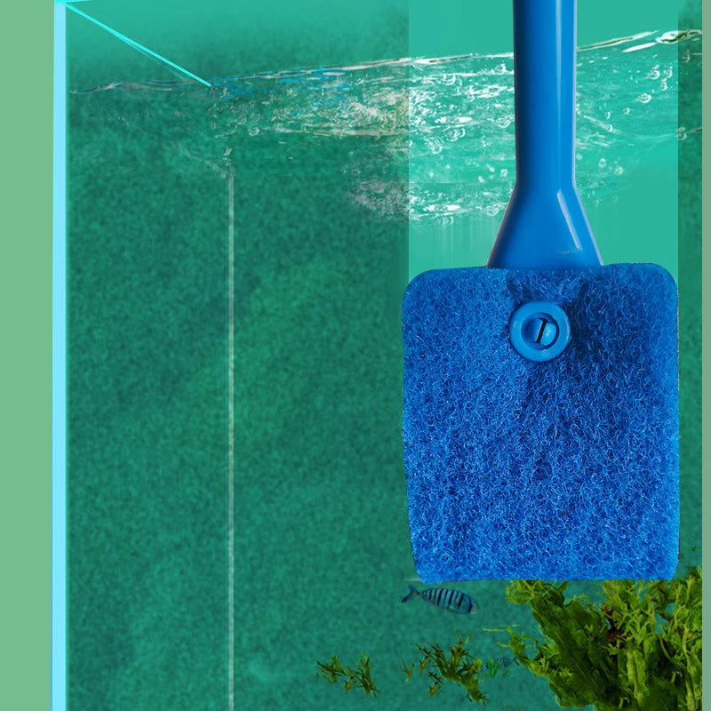 Fish Tank Glass Plant Cleaning Brush Algae Scraping Sponge