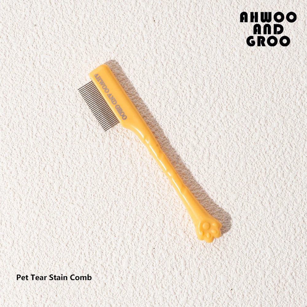 Facial Cleaning Comb, Removes Tear Stains, Eye-poop, with Repair Scissors