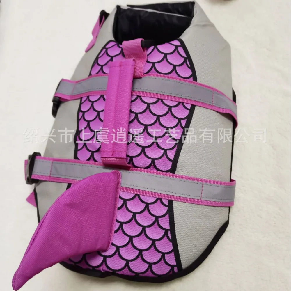 Shark Life Jacket Enhanced Buoyancy Small Dogs/Cats Swimming - Surfing
