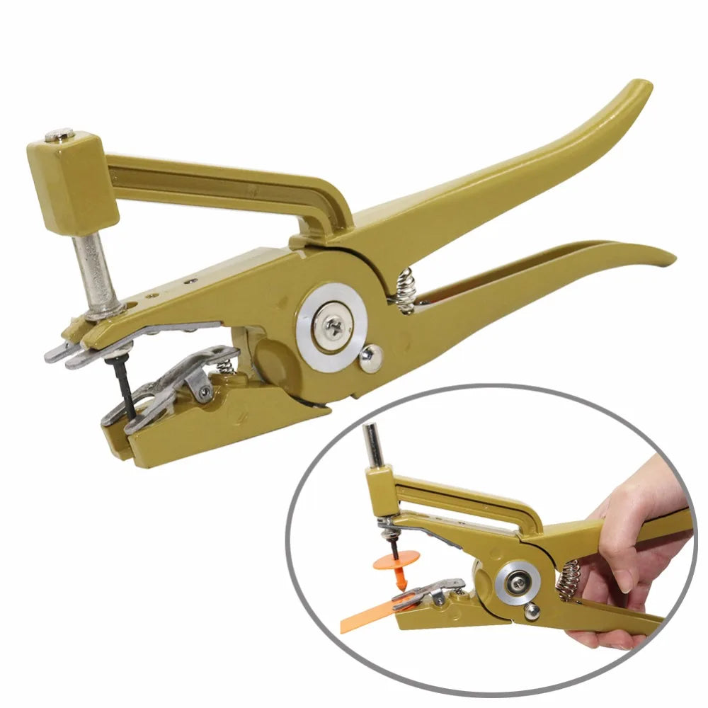 Hydraulic Farm Animals Ear Tag Pliers For Livestock, Alloy Steel