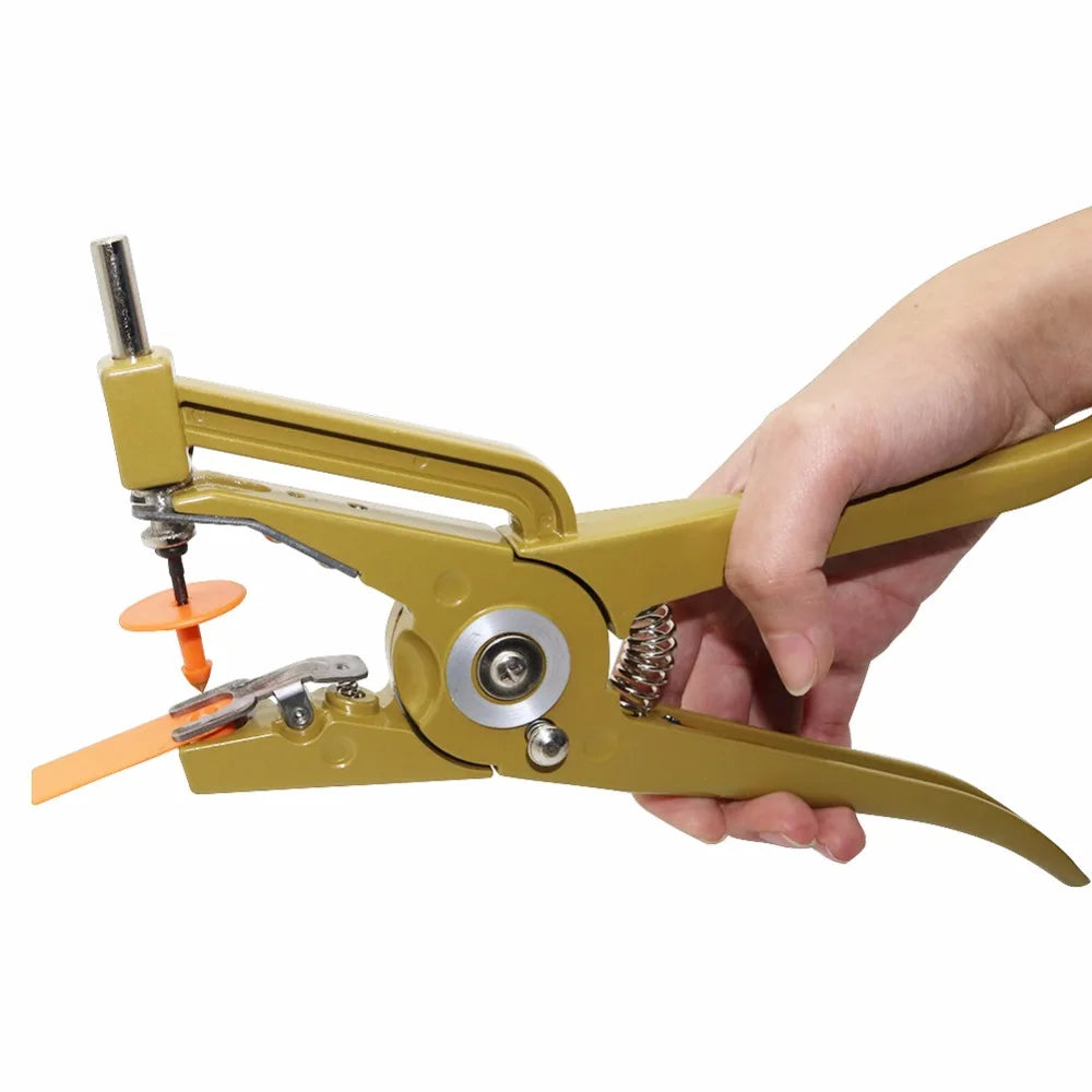 Hydraulic Farm Animals Ear Tag Pliers For Livestock, Alloy Steel
