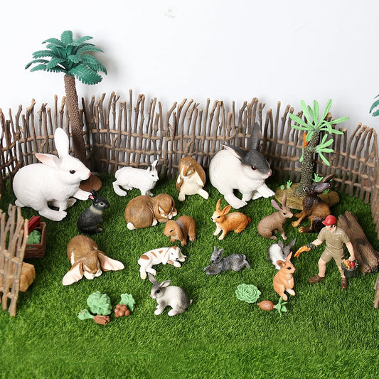 Farm Animals, Action Figure, Miniature Educational Toys