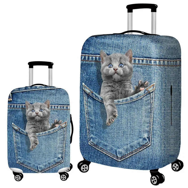 3D animal pattern Luggage Protective Cover Suitable for 18-32 inch