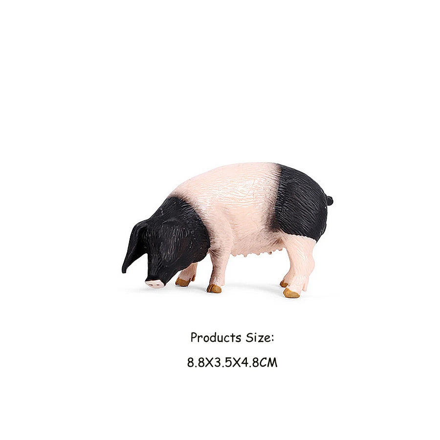 Toy Animals Figures Pig Sows Piglets Wild Boar Warthog Models Farm Animal figurines Action Figure Kids Gifts Children Toys Games