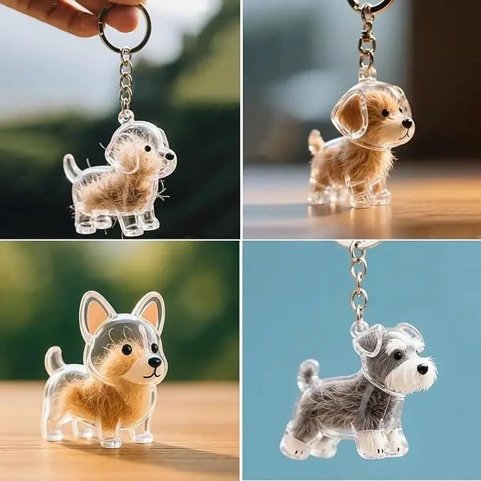 Transparent Pendant Hair Storage Hanging Ornament Pet Memorial