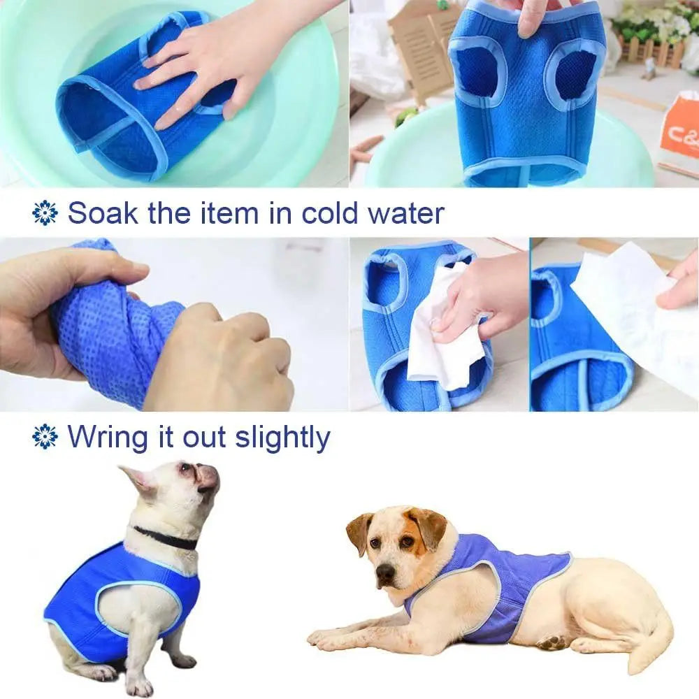Cooling Vest for Summer Jacket with Ice Gel Pads, Breathable Heat Relief