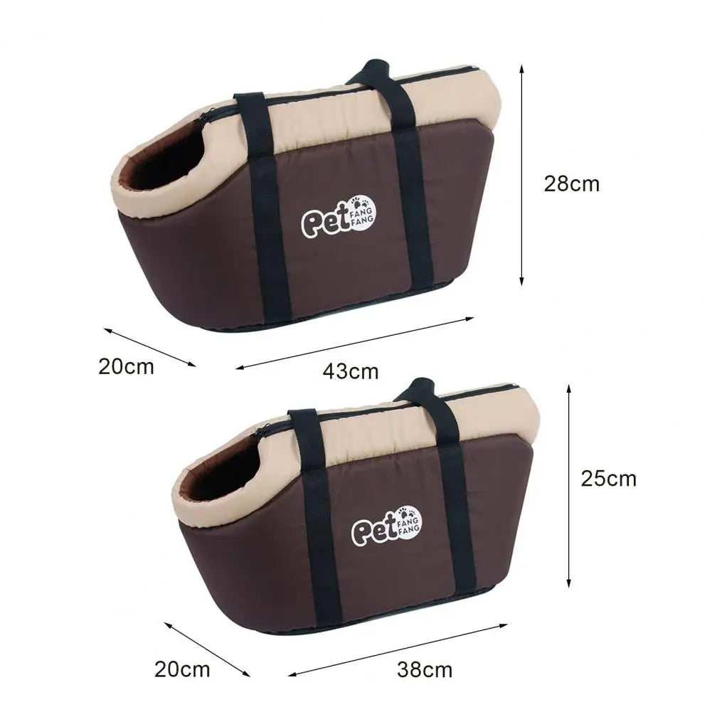 Soft-Sided Adjustable Fabric Interior Pad Carrier Tote