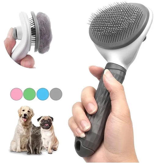Pet Dog Brush Cat Comb Self Cleaning Hair Remover