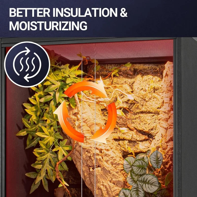 67 Gallon PVC, 24" x18”x36” Gecko Lizard Chameleon Frog Snake