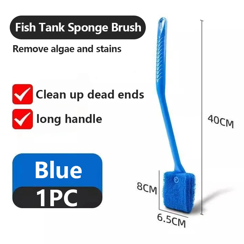 Fish Tank Glass Plant Cleaning Brush Algae Scraping Sponge