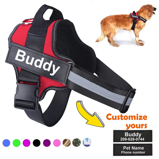 Personalized Harness NO PULL Reflective Harness