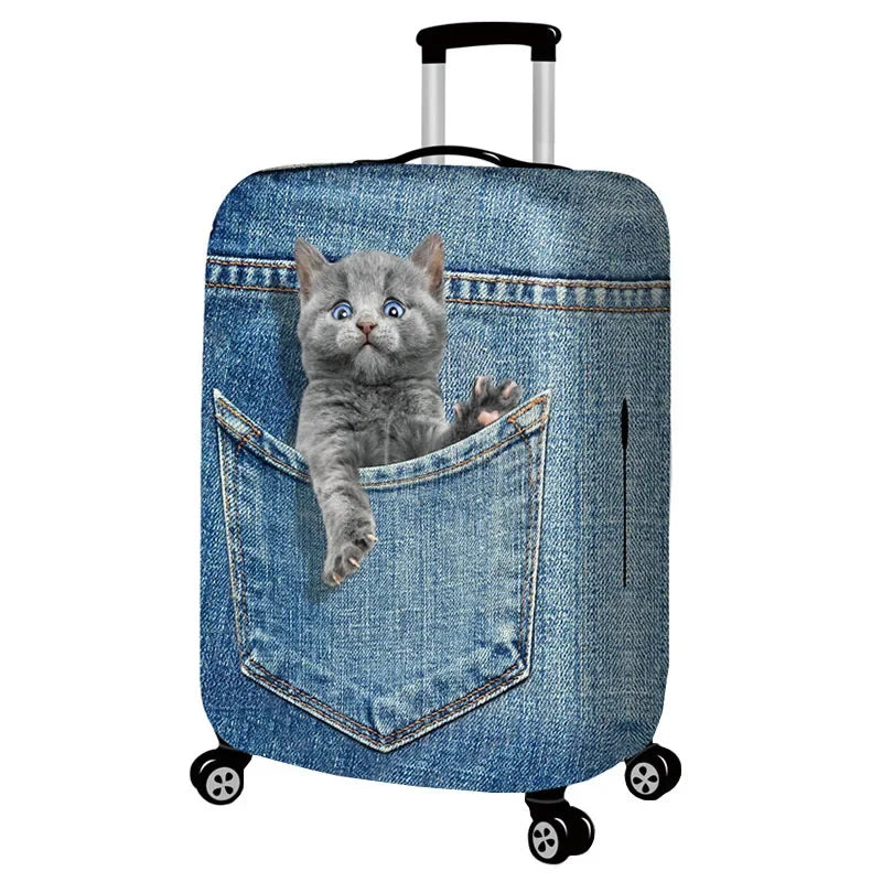 3D animal pattern Luggage Protective Cover Suitable for 18-32 inch