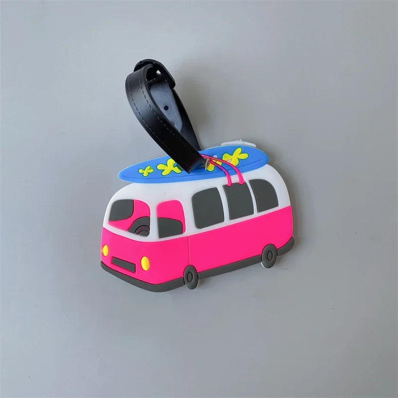 Luggage Tag Animal Cartoon Suitcase ID Address Holder