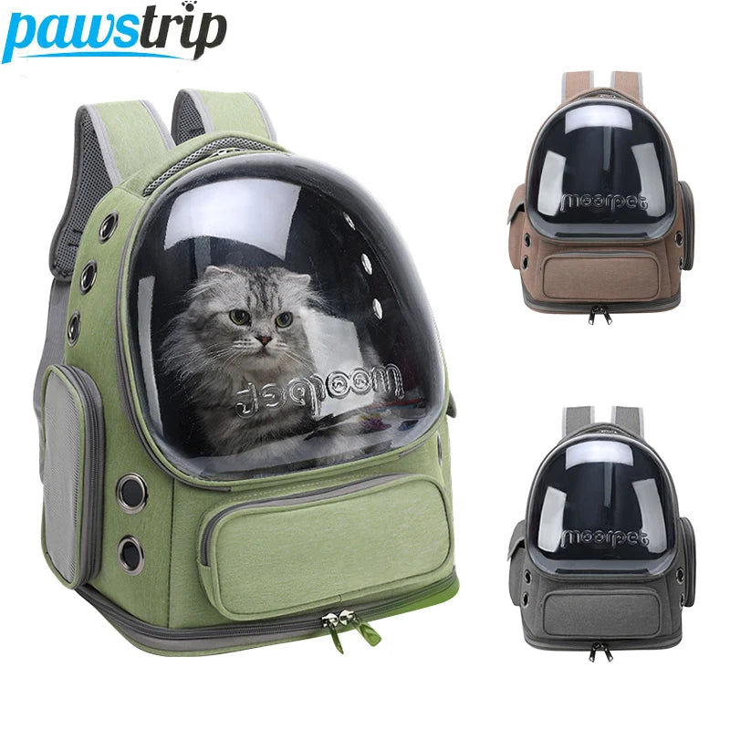 Transparent Pet Carrier Bag Travel Backpack for Cats Small Dogs Breathable