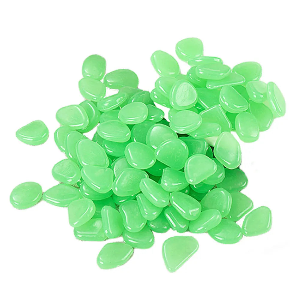 100Pcs Glow in The Dark Rocks Multifunction