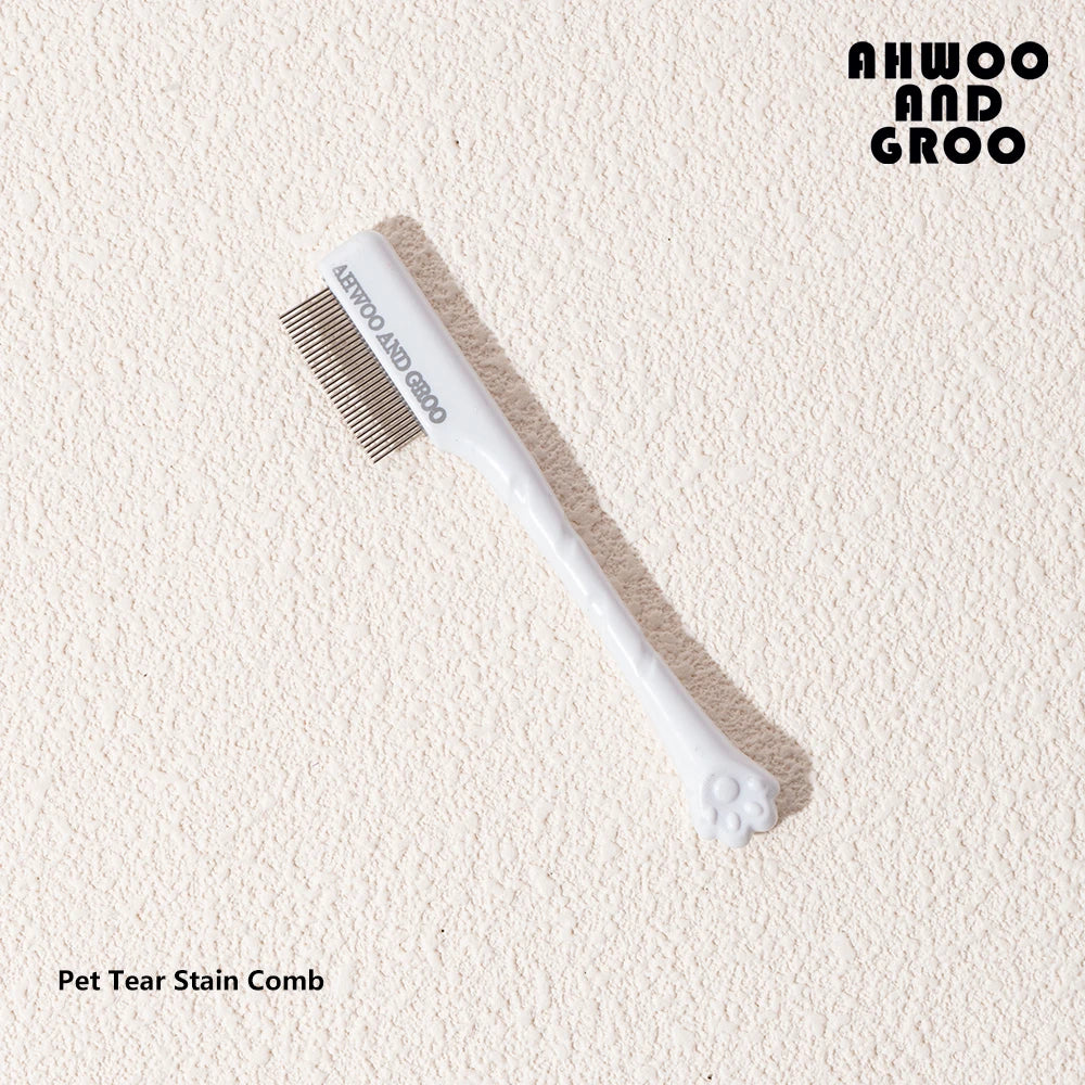 Facial Cleaning Comb, Removes Tear Stains, Eye-poop, with Repair Scissors