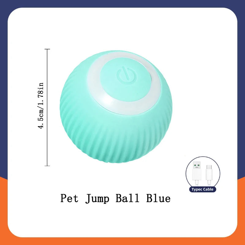 Smart Toy Electronic Interactive Moving USB Automatic Bouncing ball for Puppy, Cat