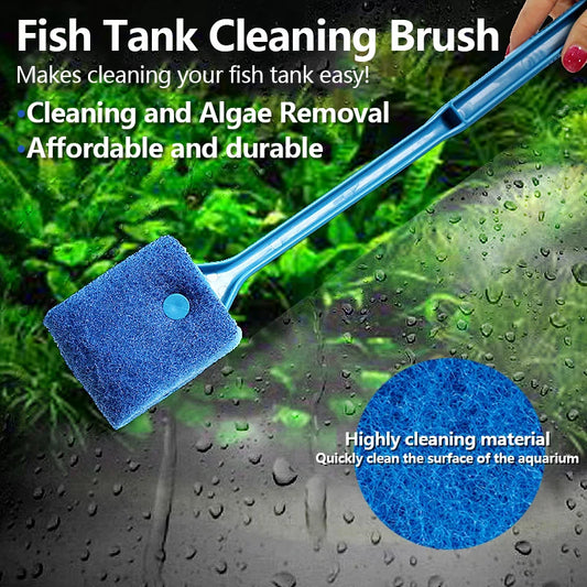 Fish Tank Glass Plant Cleaning Brush Algae Scraping Sponge
