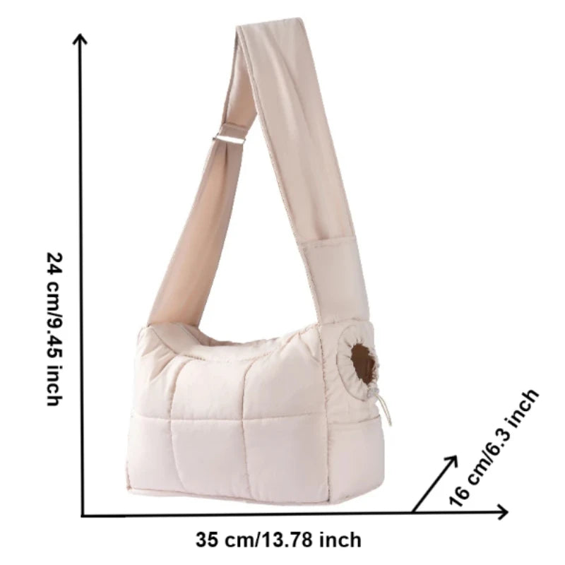 Travel Bag Shoulder Cat Carrier Sling Style For Puppy