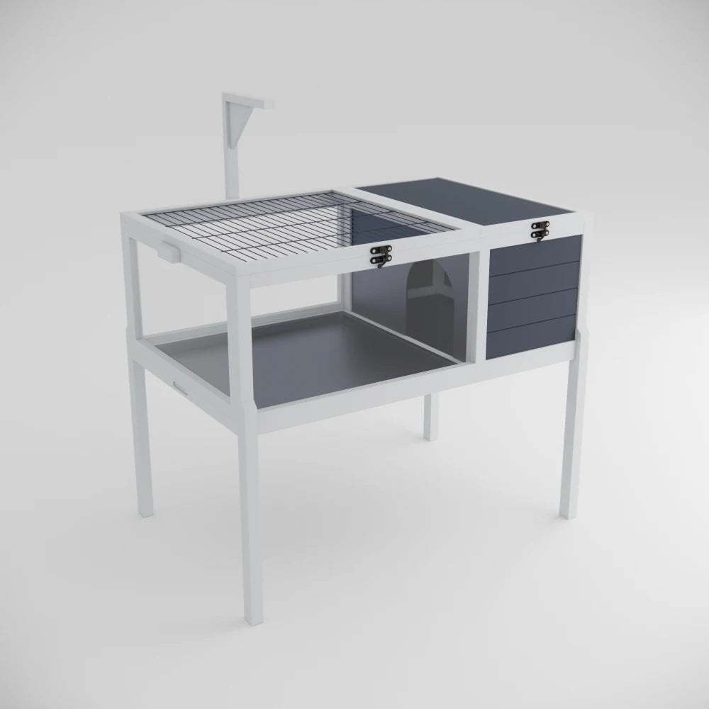 Tortoise, Reptile Cage, Small Animals, Detachable Legs, Waterproof Tray