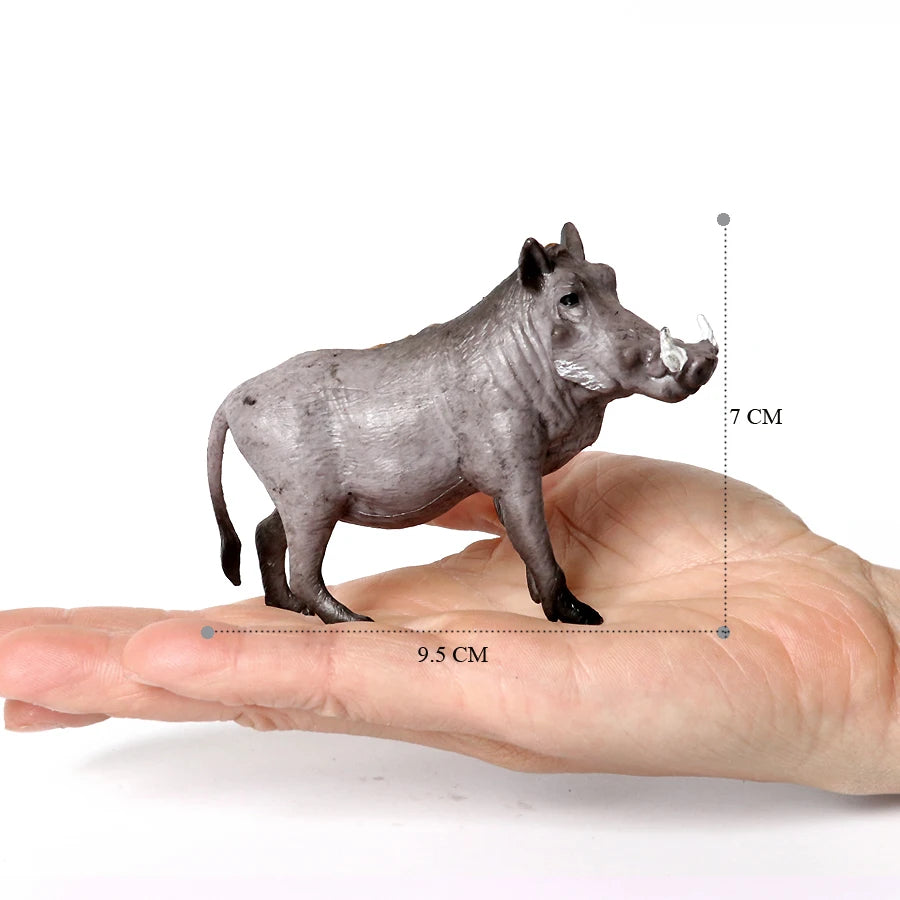 Toy Animals Figures Pig Sows Piglets Wild Boar Warthog Models Farm Animal figurines Action Figure Kids Gifts Children Toys Games