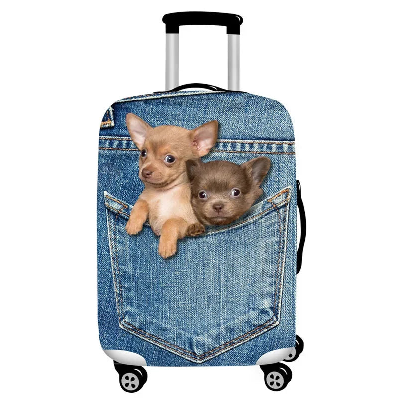 3D animal pattern Luggage Protective Cover Suitable for 18-32 inch