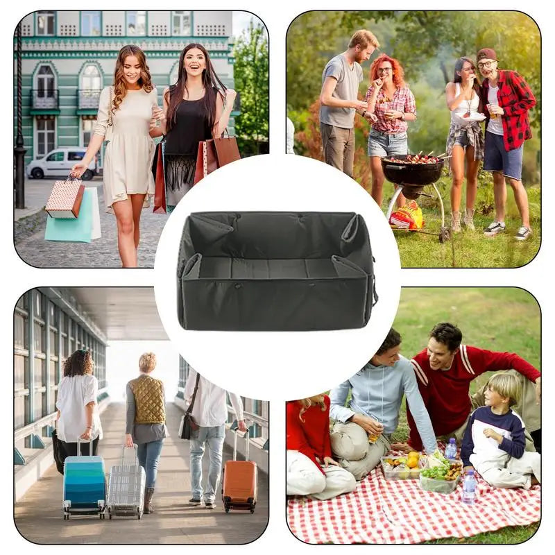 Travel Bed  Seat Cushion Puppy Pad for Camping Foldable Waterproof Car Cushion