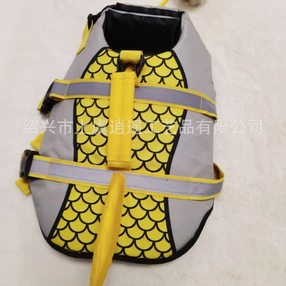 Shark Life Jacket Enhanced Buoyancy Small Dogs/Cats Swimming - Surfing