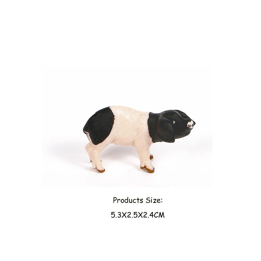 Toy Animals Figures Pig Sows Piglets Wild Boar Warthog Models Farm Animal figurines Action Figure Kids Gifts Children Toys Games
