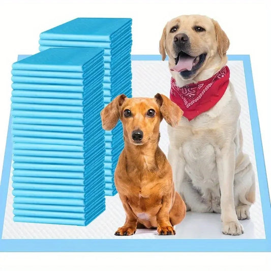 "Puppy Pee Pads 23.6"x23.6"-50/100/200/300/400PCS | Super Absorbent & Leak-Proof