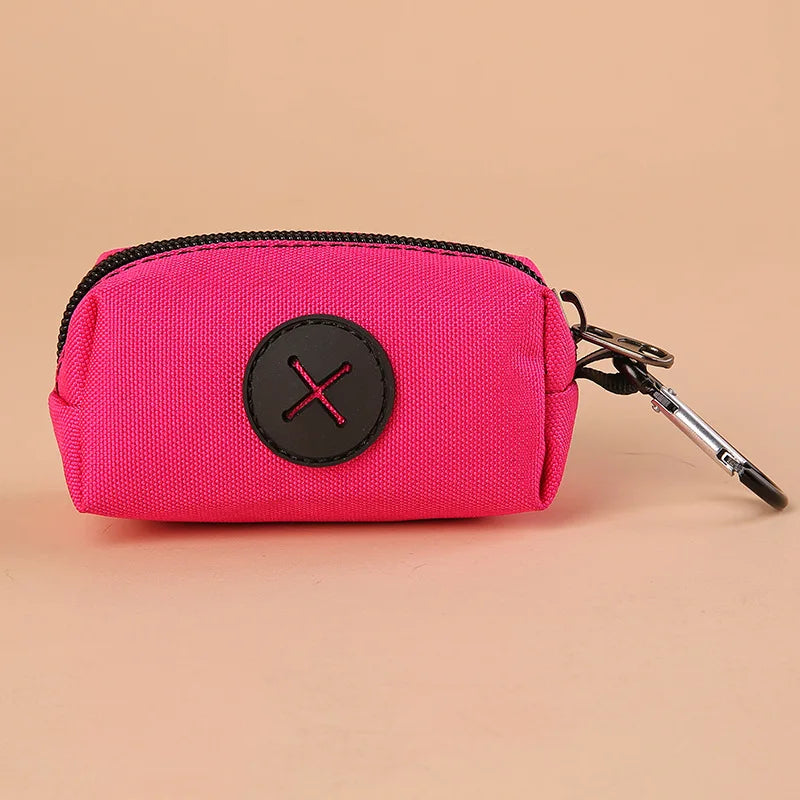 Canvas Dog Poop Bag Holder Dispenser