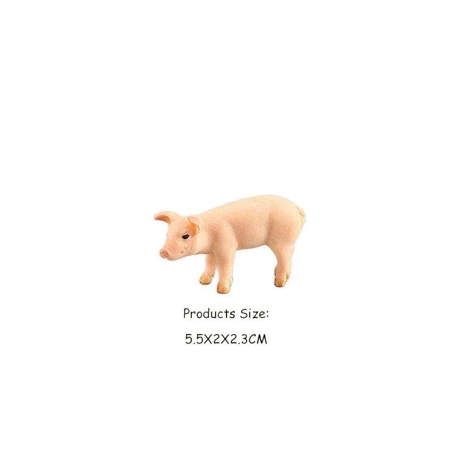 Toy Animals Figures Pig Sows Piglets Wild Boar Warthog Models Farm Animal figurines Action Figure Kids Gifts Children Toys Games
