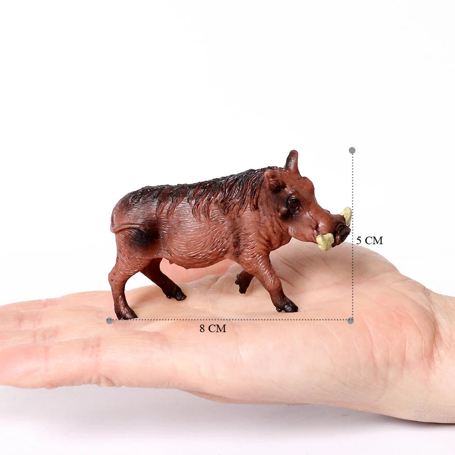 Toy Animals Figures Pig Sows Piglets Wild Boar Warthog Models Farm Animal figurines Action Figure Kids Gifts Children Toys Games