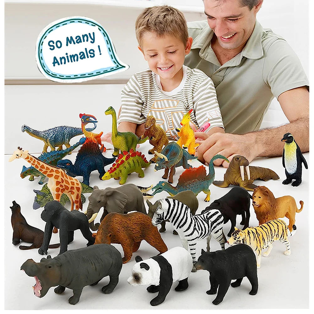Realistic Toy Safari Animal Mini Farm for Kids Preschool Educational  Gift.