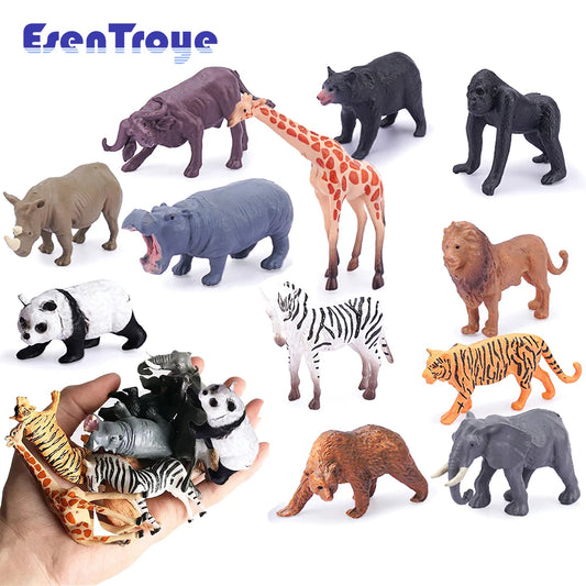 Realistic Toy Safari Animal Mini Farm for Kids Preschool Educational  Gift.