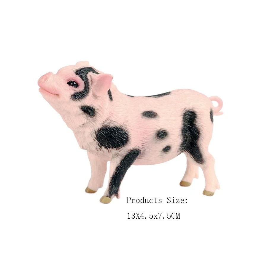 Toy Animals Figures Pig Sows Piglets Wild Boar Warthog Models Farm Animal figurines Action Figure Kids Gifts Children Toys Games