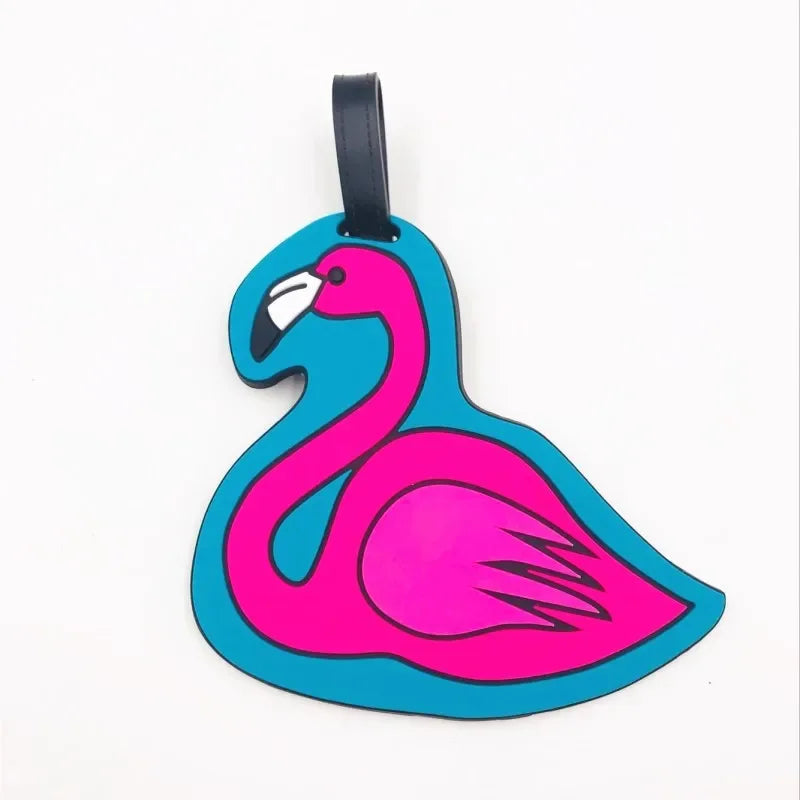 Luggage Tag Animal Cartoon Suitcase ID Address Holder