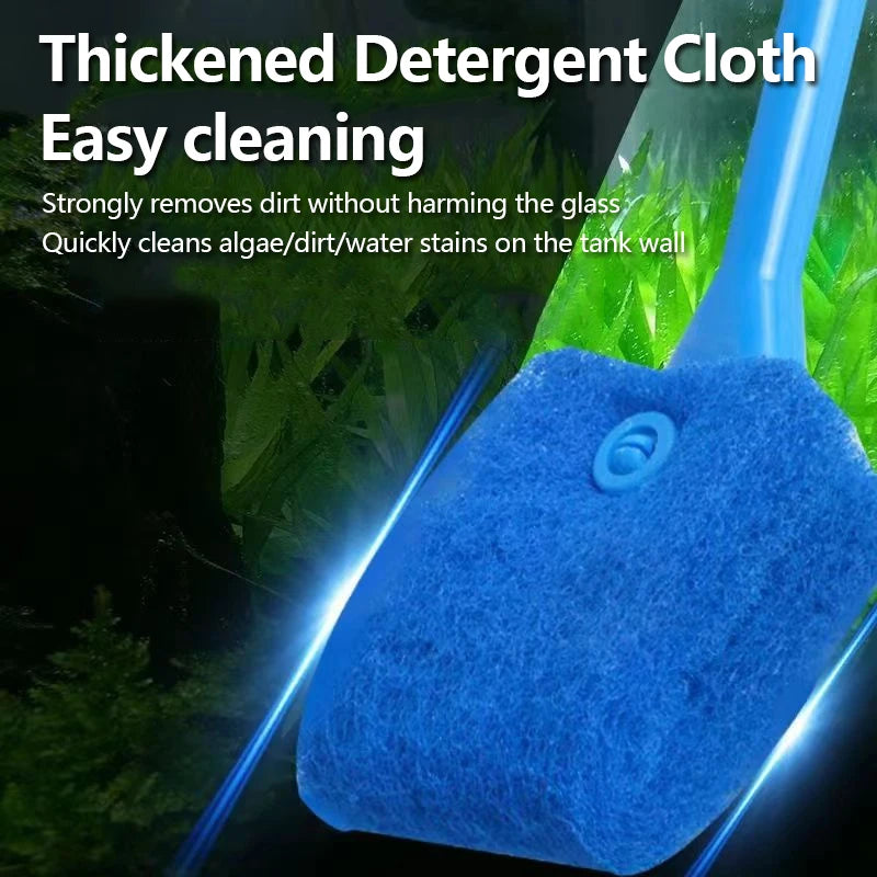 Fish Tank Glass Plant Cleaning Brush Algae Scraping Sponge