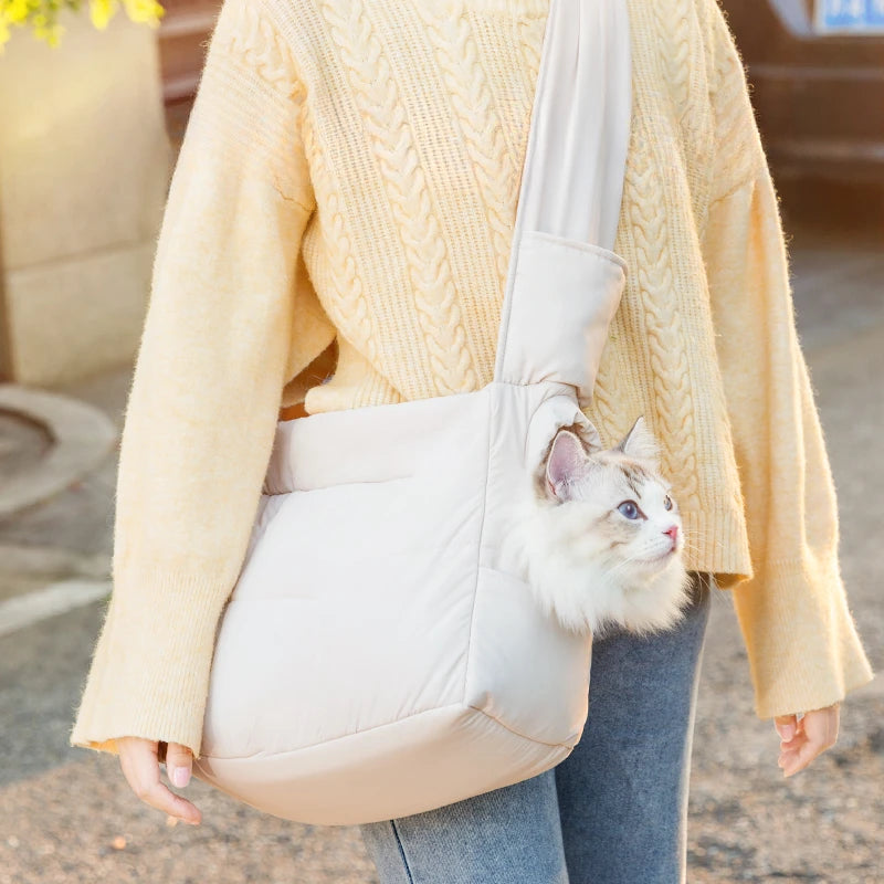 Travel Bag Shoulder Cat Carrier Sling Style For Puppy