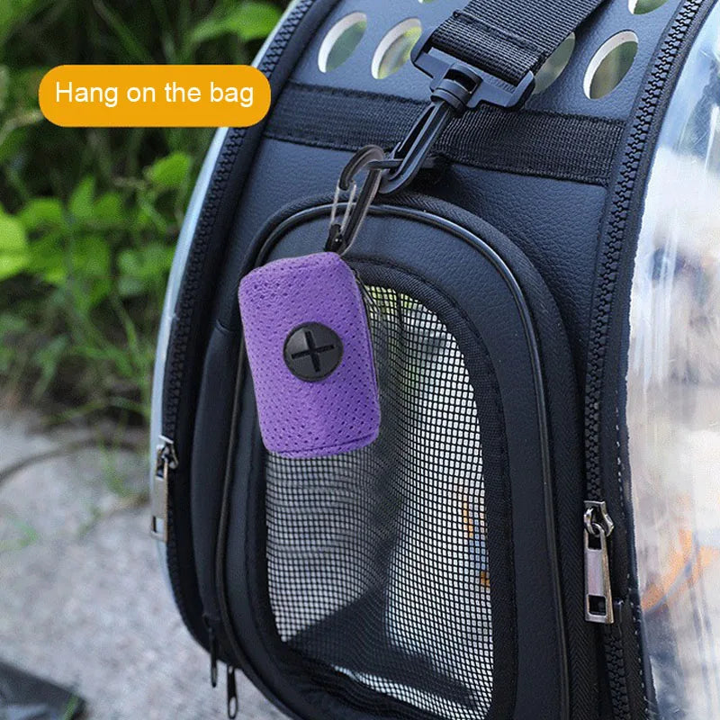 Poop Bag Dispenser Leash Hook for Outdoor Activity