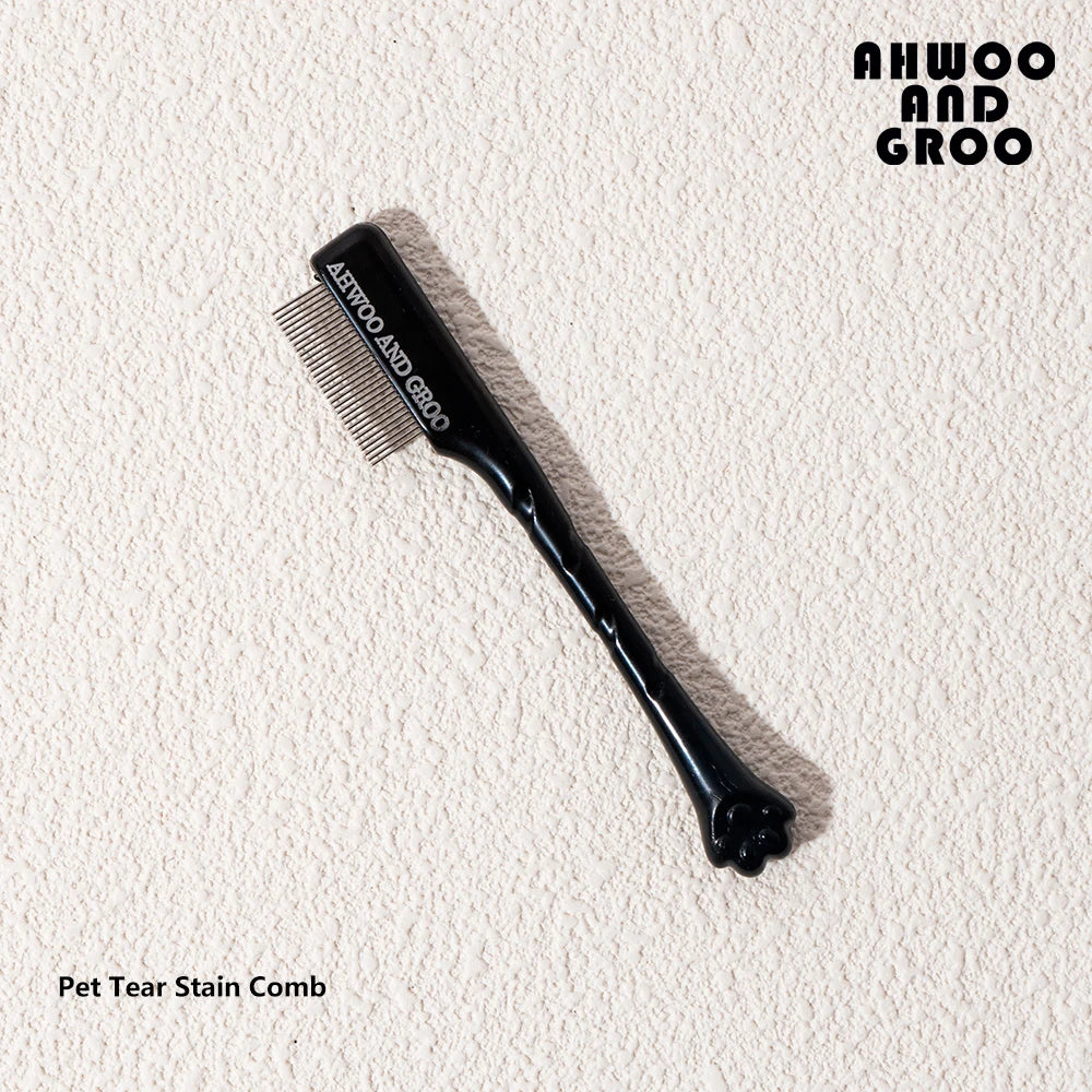 Facial Cleaning Comb, Removes Tear Stains, Eye-poop, with Repair Scissors