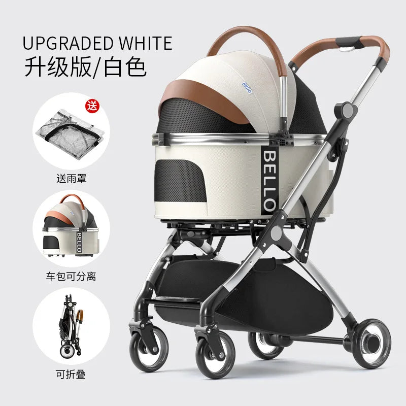 Travel  Foldable Trolley Stroller for Dogs & Cats