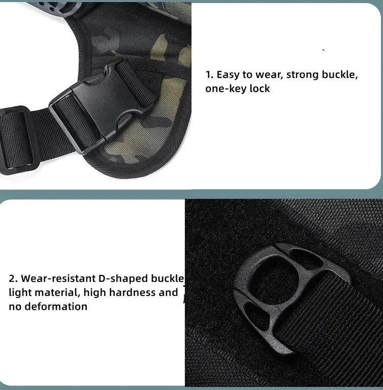 Double Snack Bag Medium Large Tactical Bag Waterproof Reflective