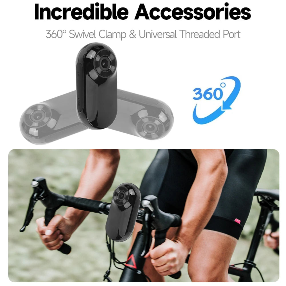 HD 1080P Sport/Action Camera Video Records Dog Cat. Pet Collar And Sport Camera with 32G Card for Cats Dogs