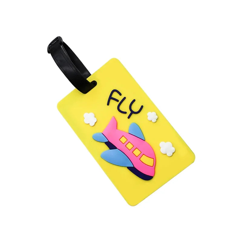 Luggage Tag Animal Cartoon Suitcase ID Address Holder