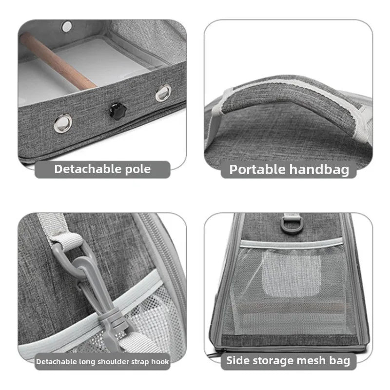 Portable Travel Bag Outdoor Breathable Small Animal Carrier