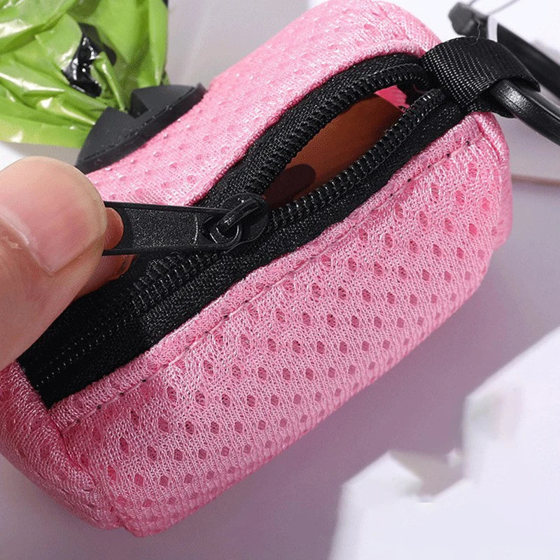 Poop Bag Dispenser Leash Hook for Outdoor Activity