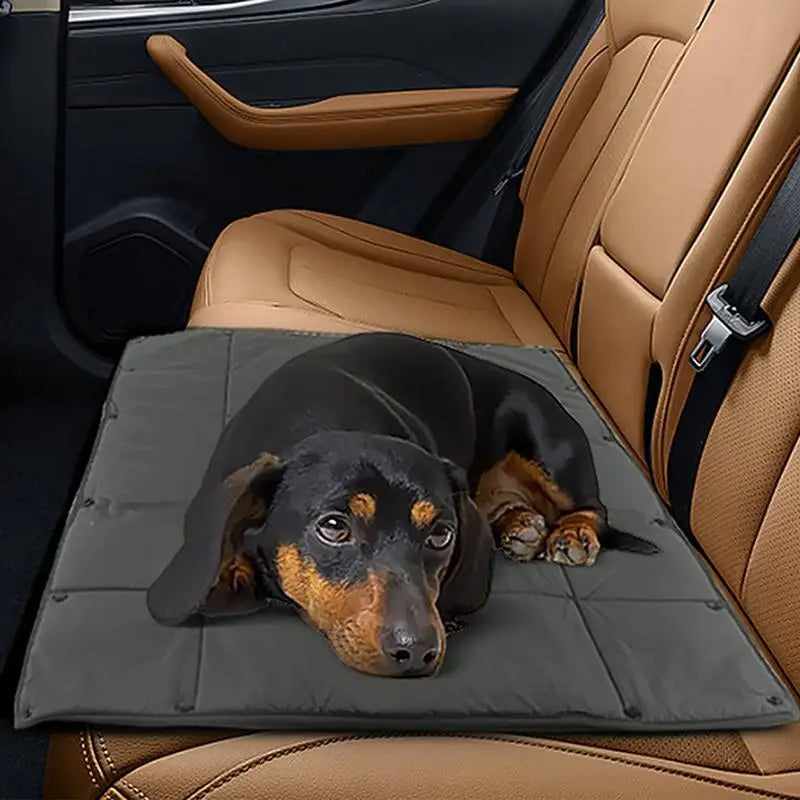 Travel Bed  Seat Cushion Puppy Pad for Camping Foldable Waterproof Car Cushion