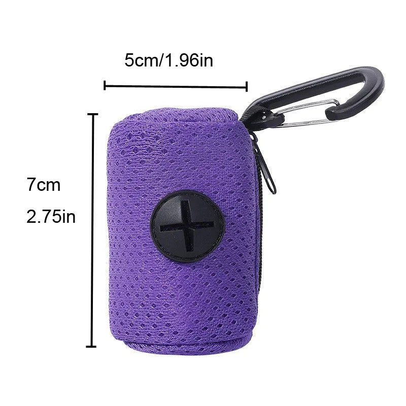 Poop Bag Dispenser Leash Hook for Outdoor Activity